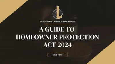Guide to Homeowner Protection Act 2024