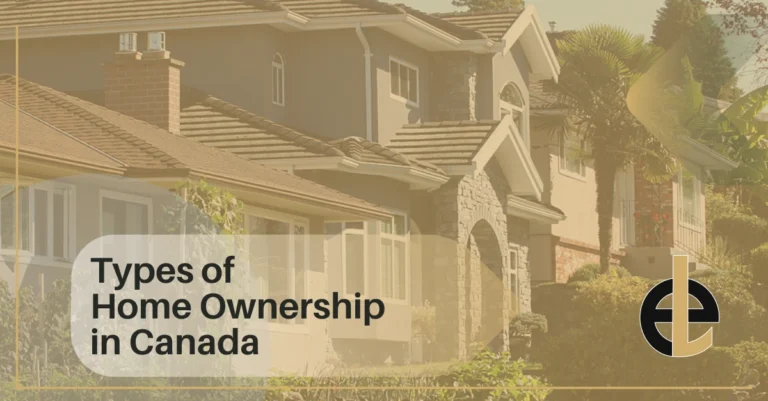 Types of Home Ownership in Canada