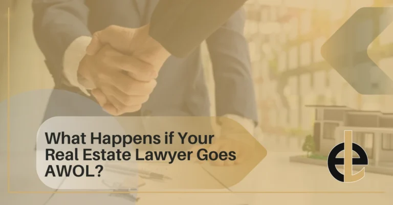 What Happens if Your Real Estate Lawyer Goes AWOL?