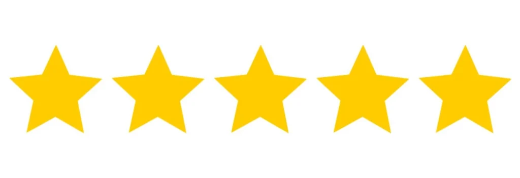 5 Stars Reviews