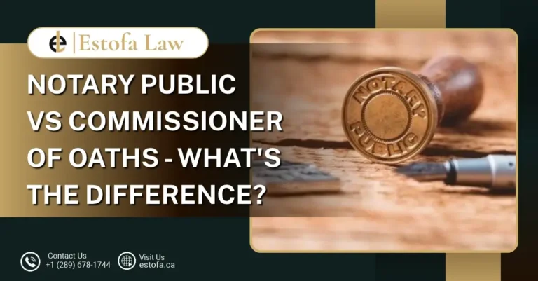 Notary Public vs Commissioner of oaths